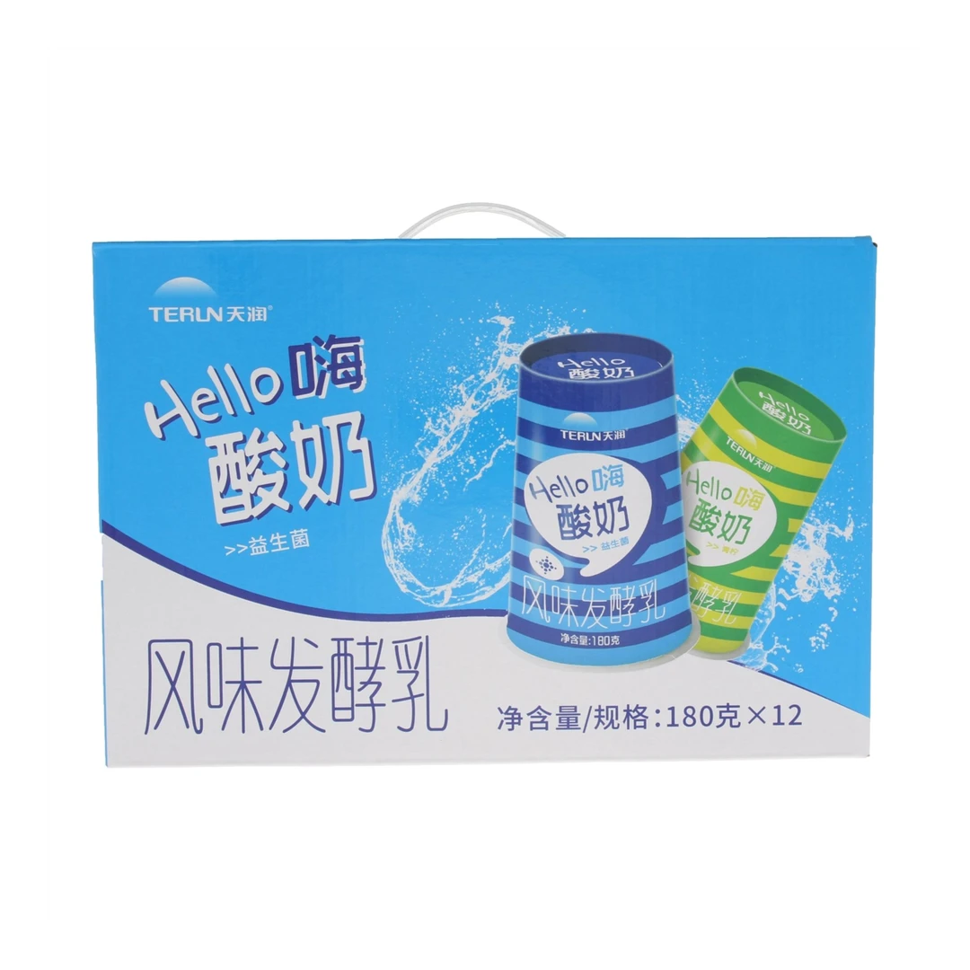 TERUN/天润Holl嗨酸奶2160g(180g*12杯)