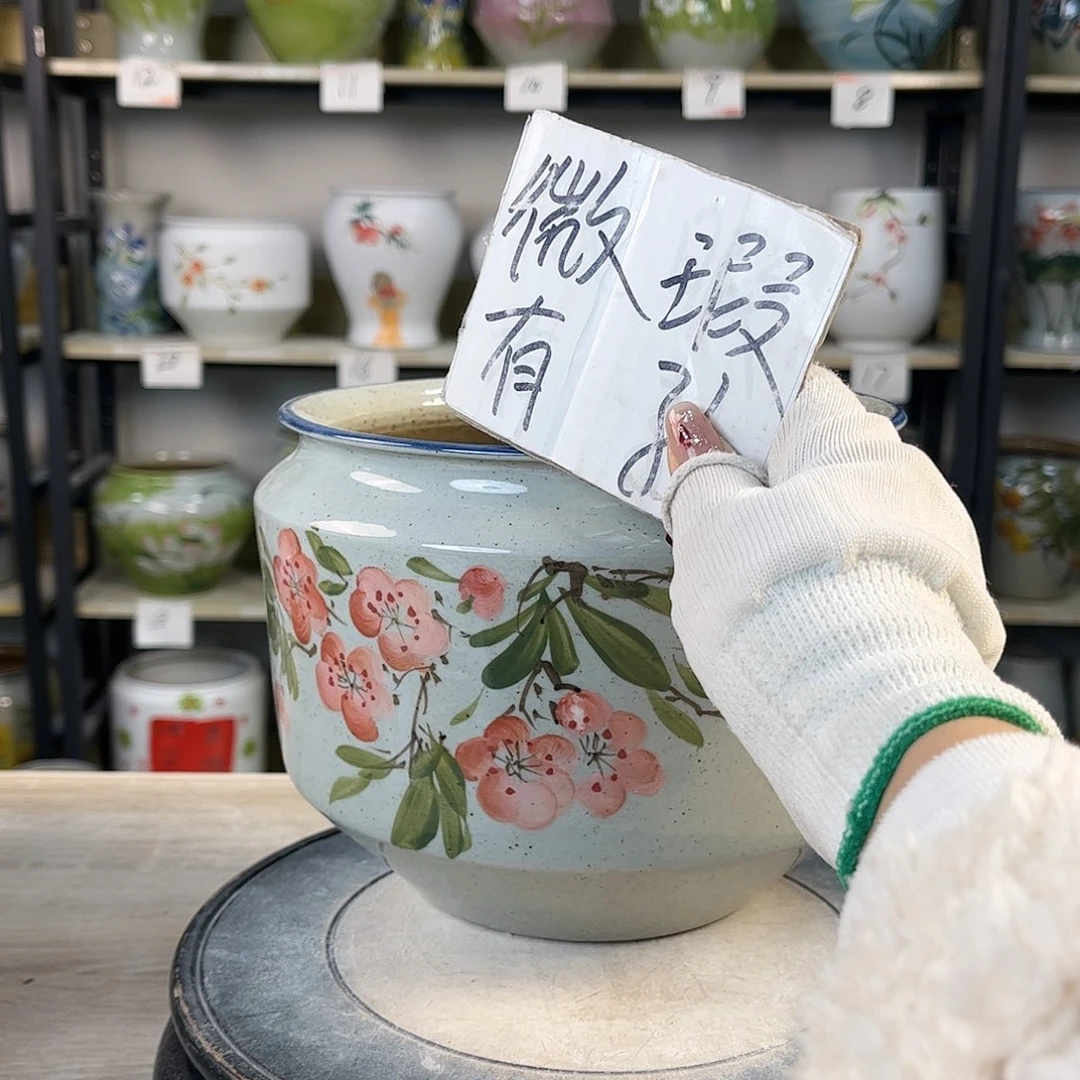 罐13xc景德镇陶瓷花盆