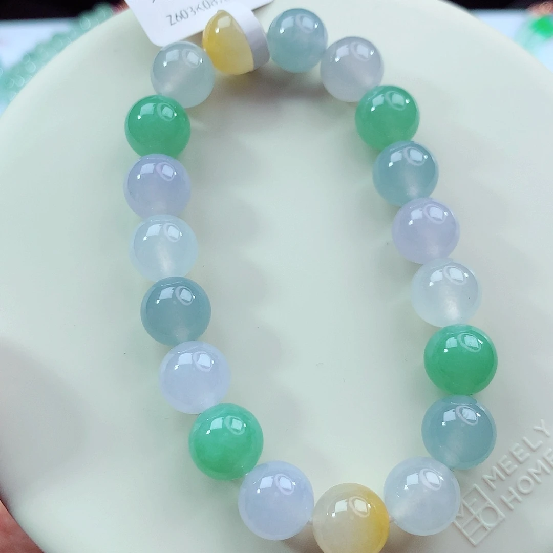 翡翠未镶嵌手链卡10
