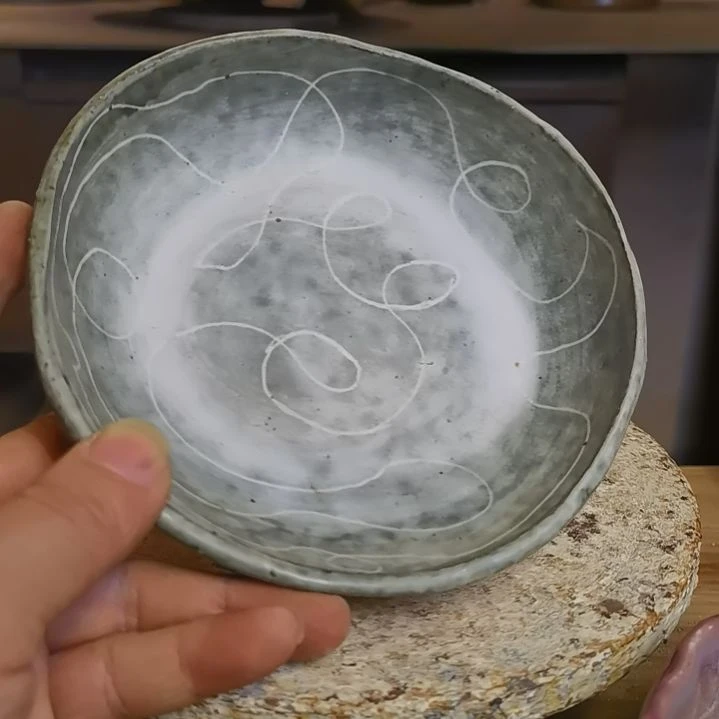 盘手工高温原矿窑变