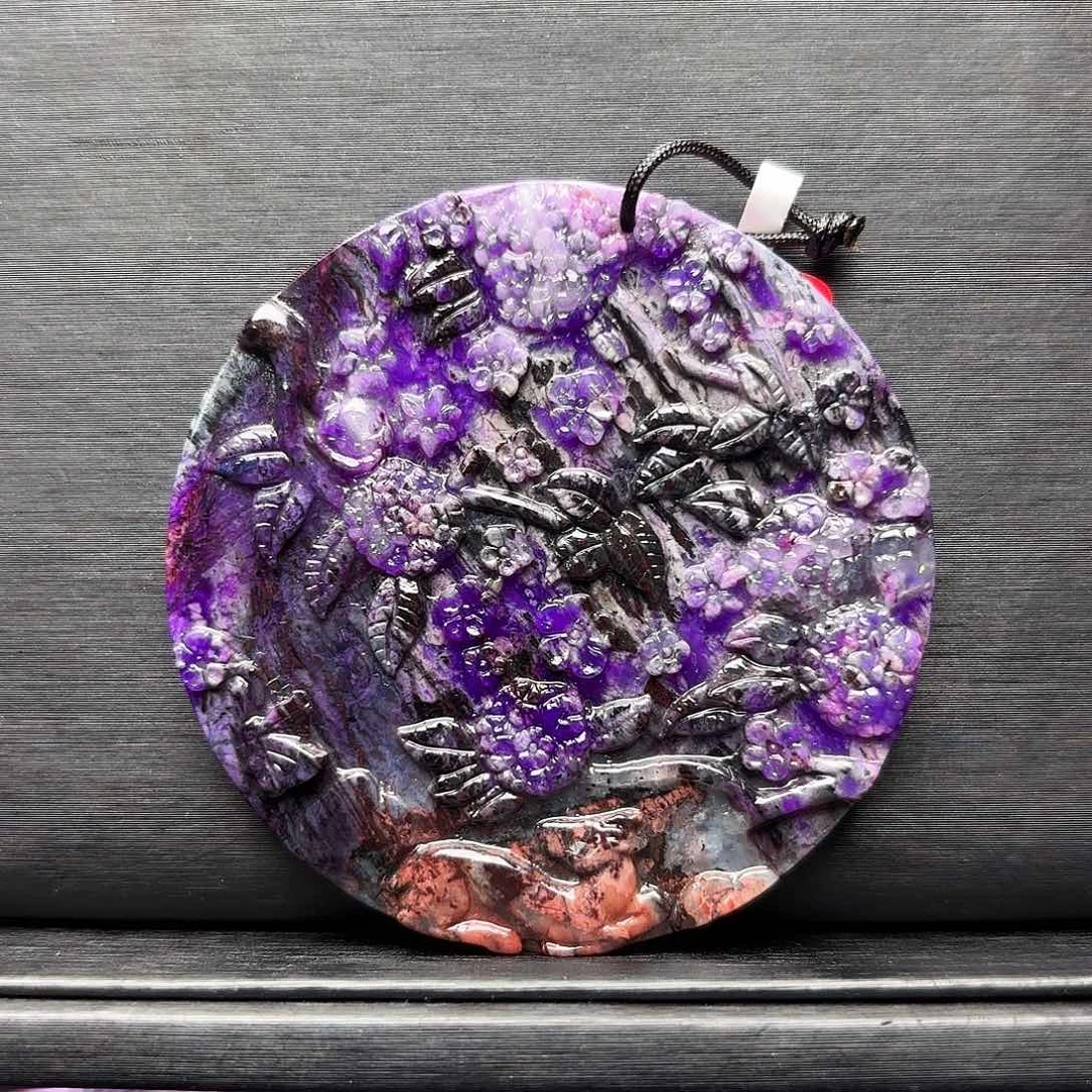 苏纪石（舒俱来）未镶嵌圆牌