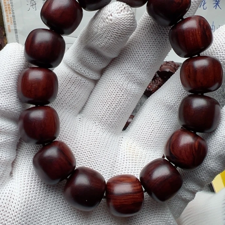 三***泰木海南红降1516鸽血红超一档满芝麻点