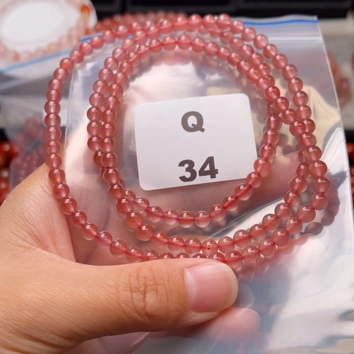 南红玛瑙未镶嵌多样性发货默认微瑕称重5mm