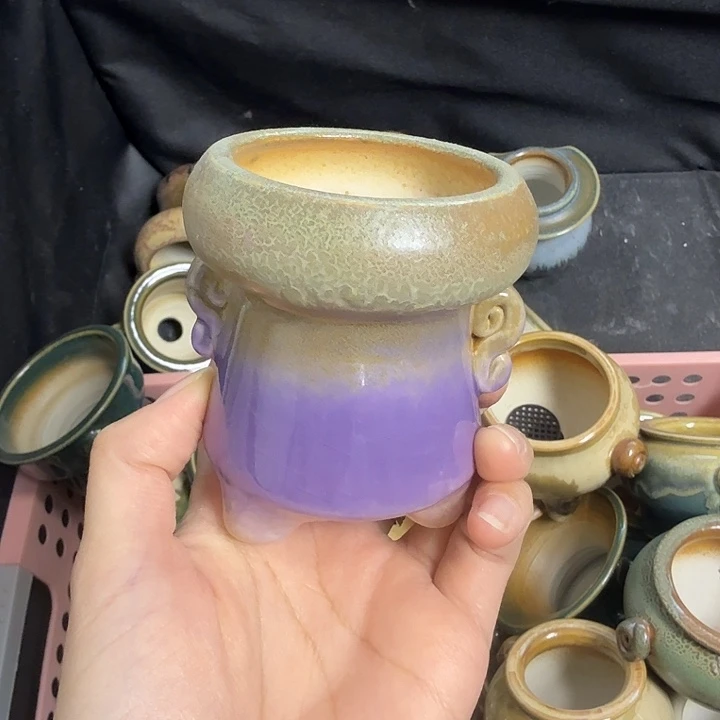 景德镇手工陶瓷盆 口5