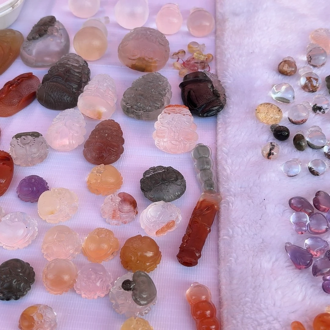 梧***雨珠宝半成品未镶嵌水晶