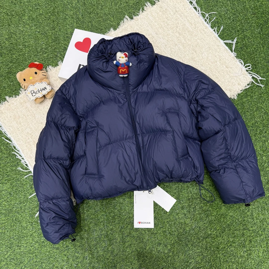 深圳南油欧货秀秀BOHAN2025冬季新款100标立领羽绒服女潮牌