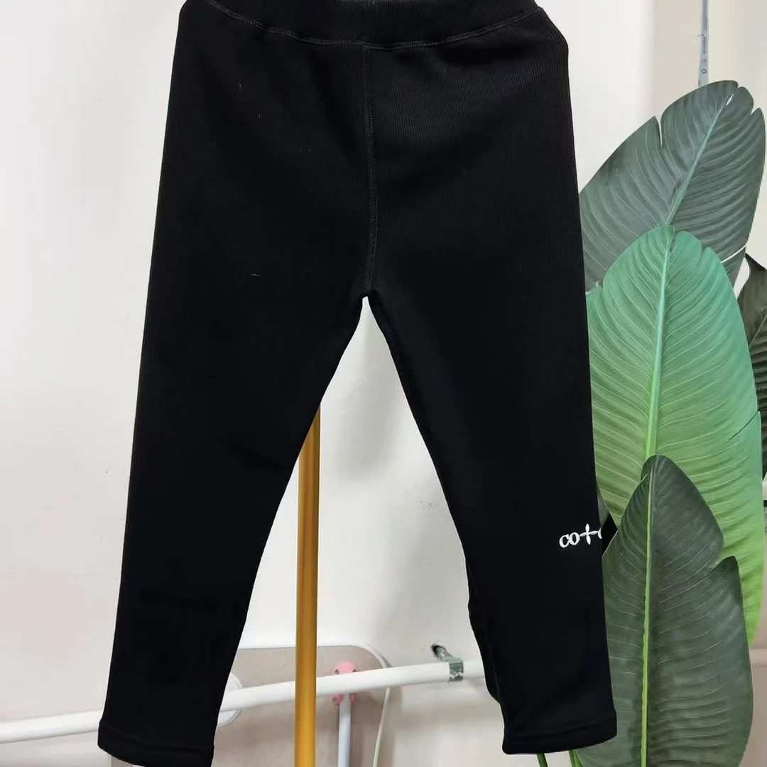 大庆仓儿童刺绣字母CO+打底裤库位V324/V327