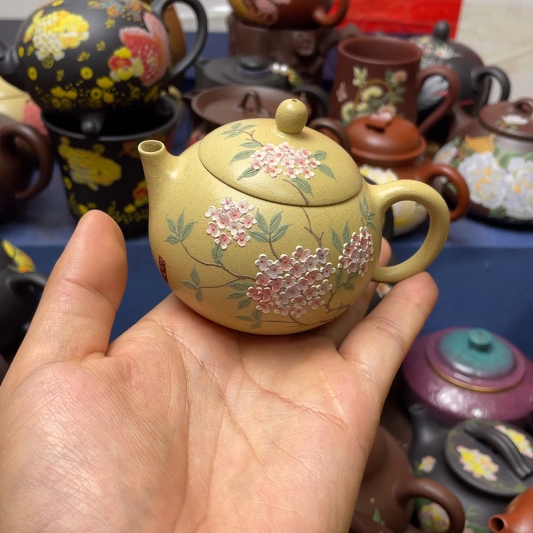 红泥茶杯紫砂主人杯110cc