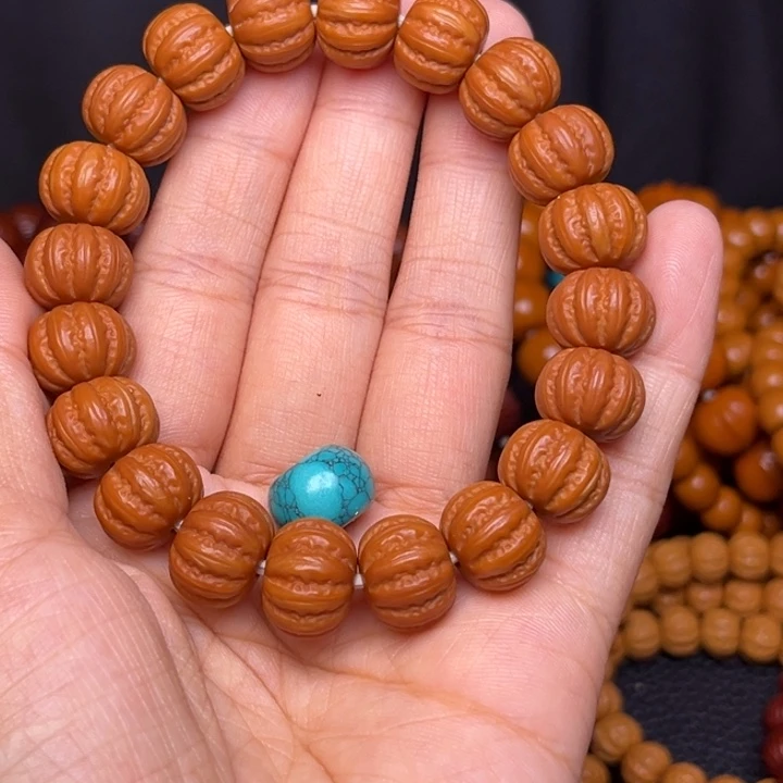 猴头核桃吊坠14新八愣串绿