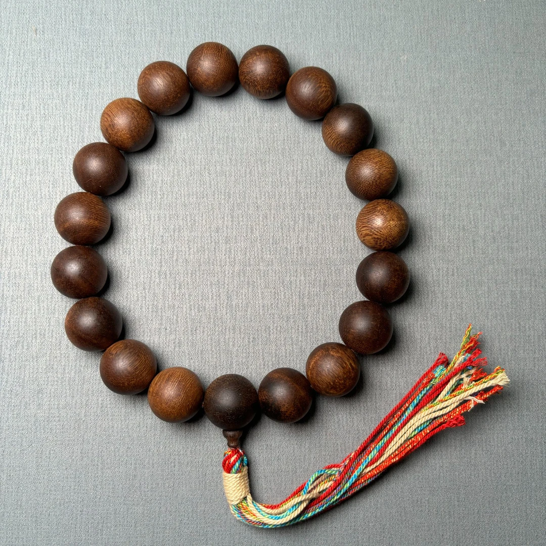 YDX053 沉香大圆珠手持尺寸约20mm 多样性发一件