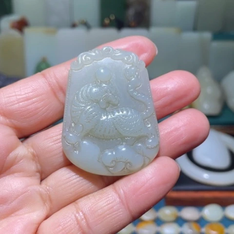 和田玉挂件未镶嵌