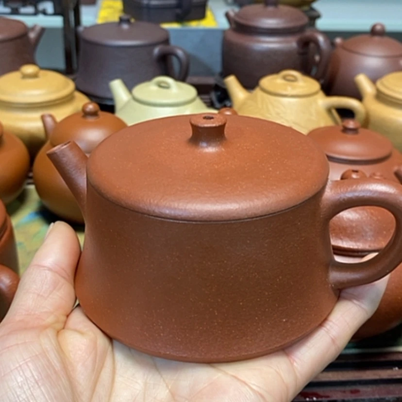 【闪购商品】紫砂茶壶红降坡半手工清仓