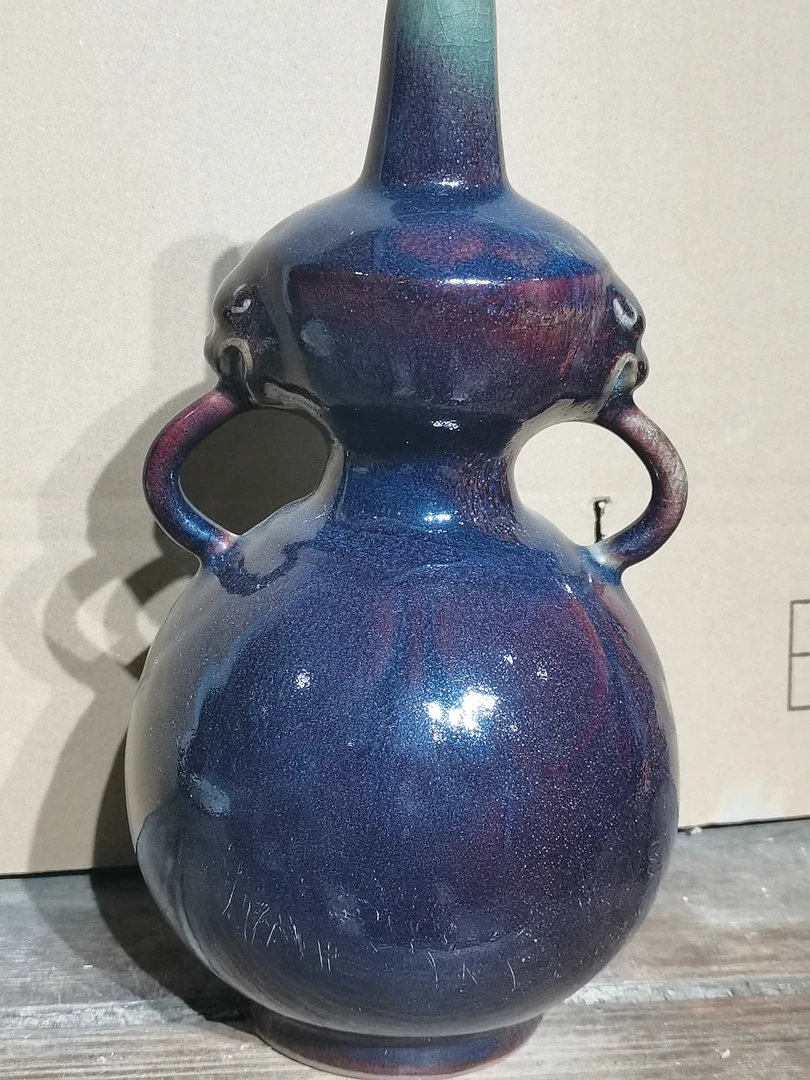 鸳鸯花瓶插花家居装饰工艺品