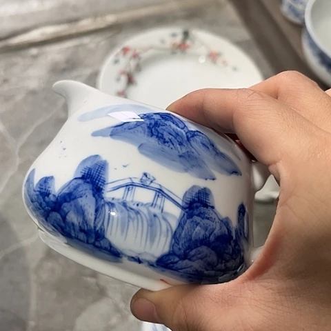 陶瓷手绘公道一个