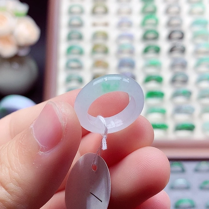 翡翠未镶嵌戒指6号