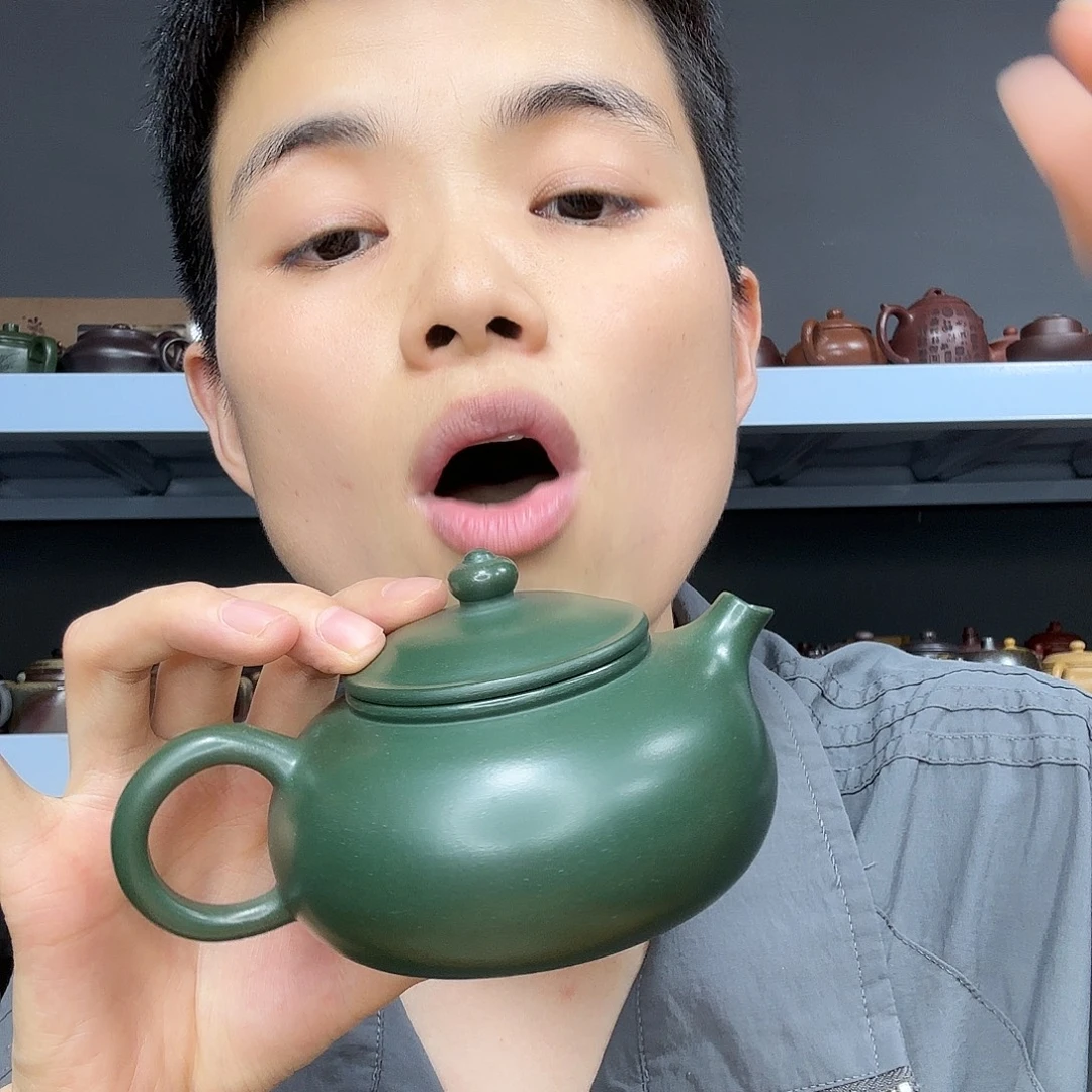 茶壶底槽青民间手艺人全手工制作