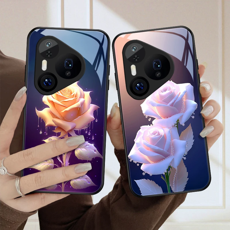 适用华为Pura80手机壳Pura80pro玻璃Pura80Ultra壳p80散热镜面简