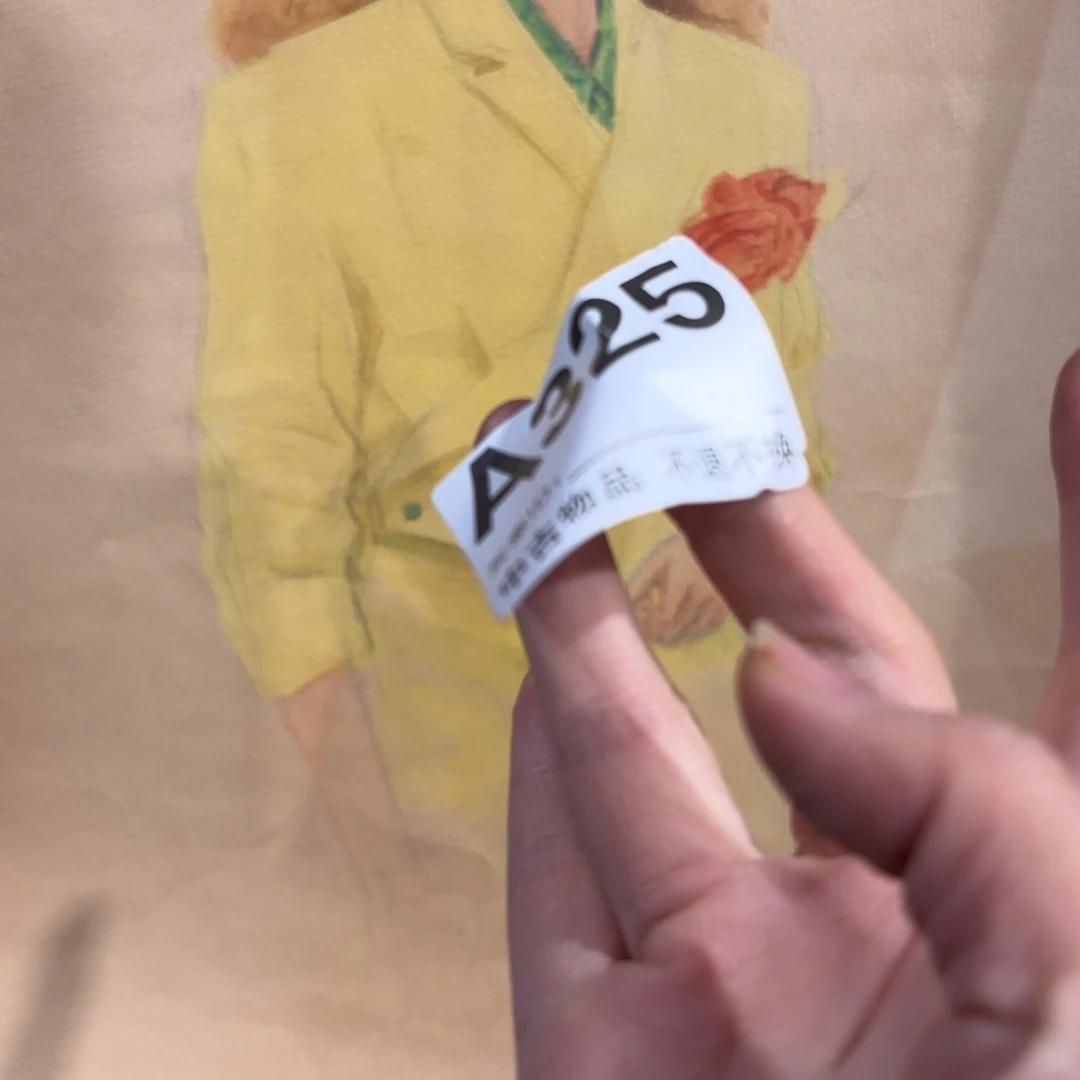 丙烯画酪卷轴画心325