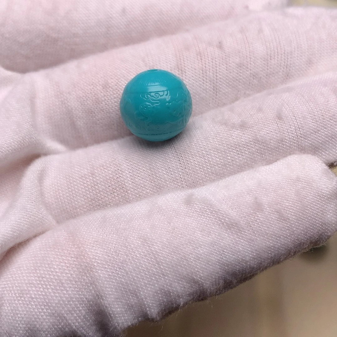 绿松石未镶嵌绿松石鱼珠12