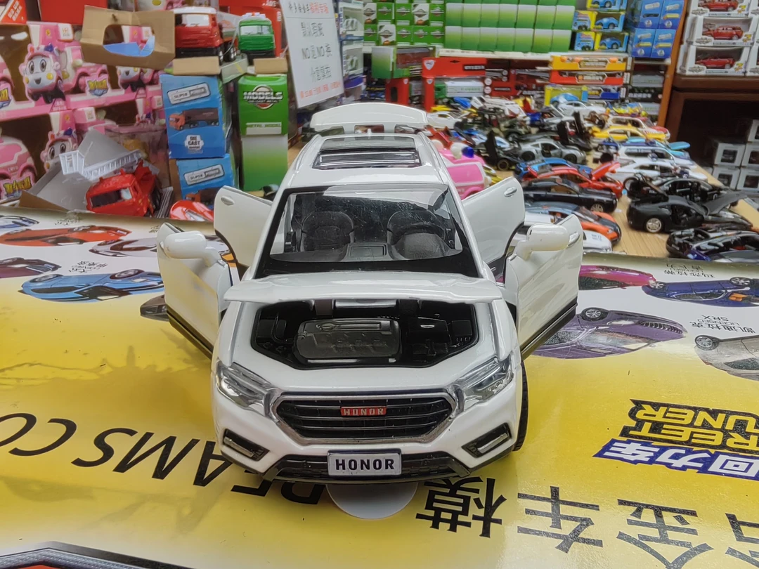 长城哈弗H6越野合金车七开门1：32（微瑕，不包声光，自测，介意不拍）