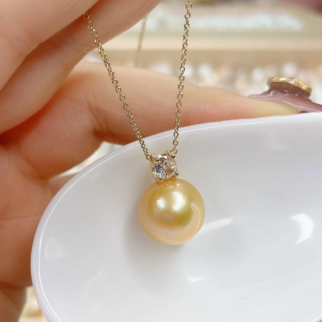 淡水珍珠未镶嵌吊坠(赠链)