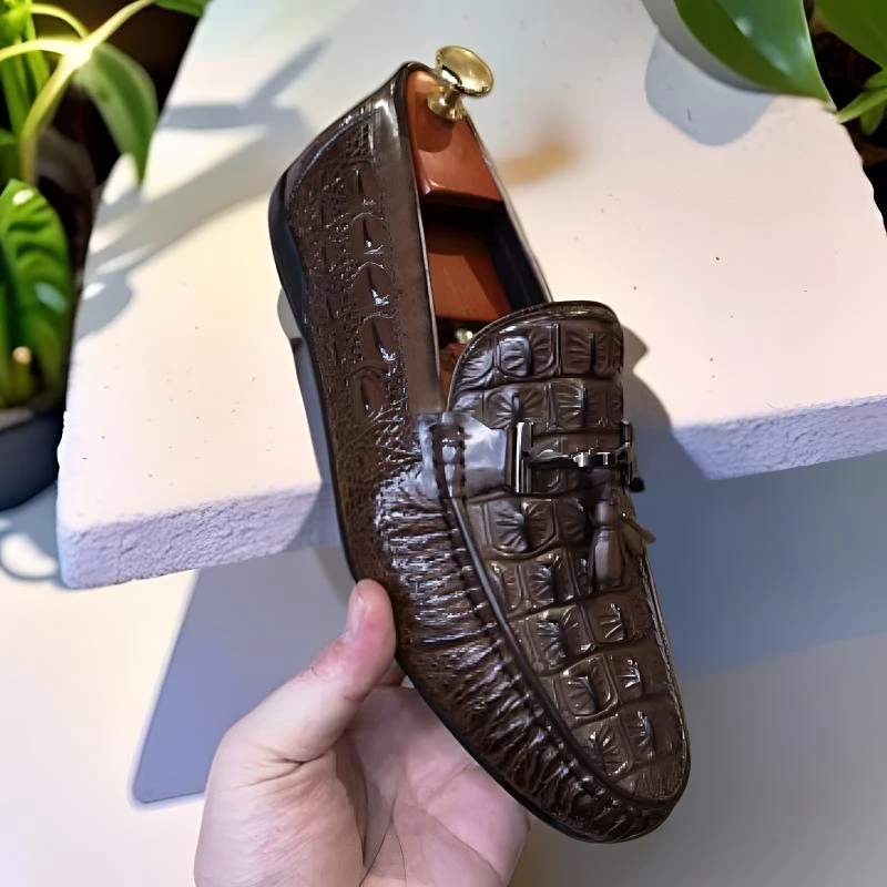 35码起休闲款潮流胶粘鞋缝制鞋豆豆鞋男皮鞋软底驾车鞋休闲鞋百搭