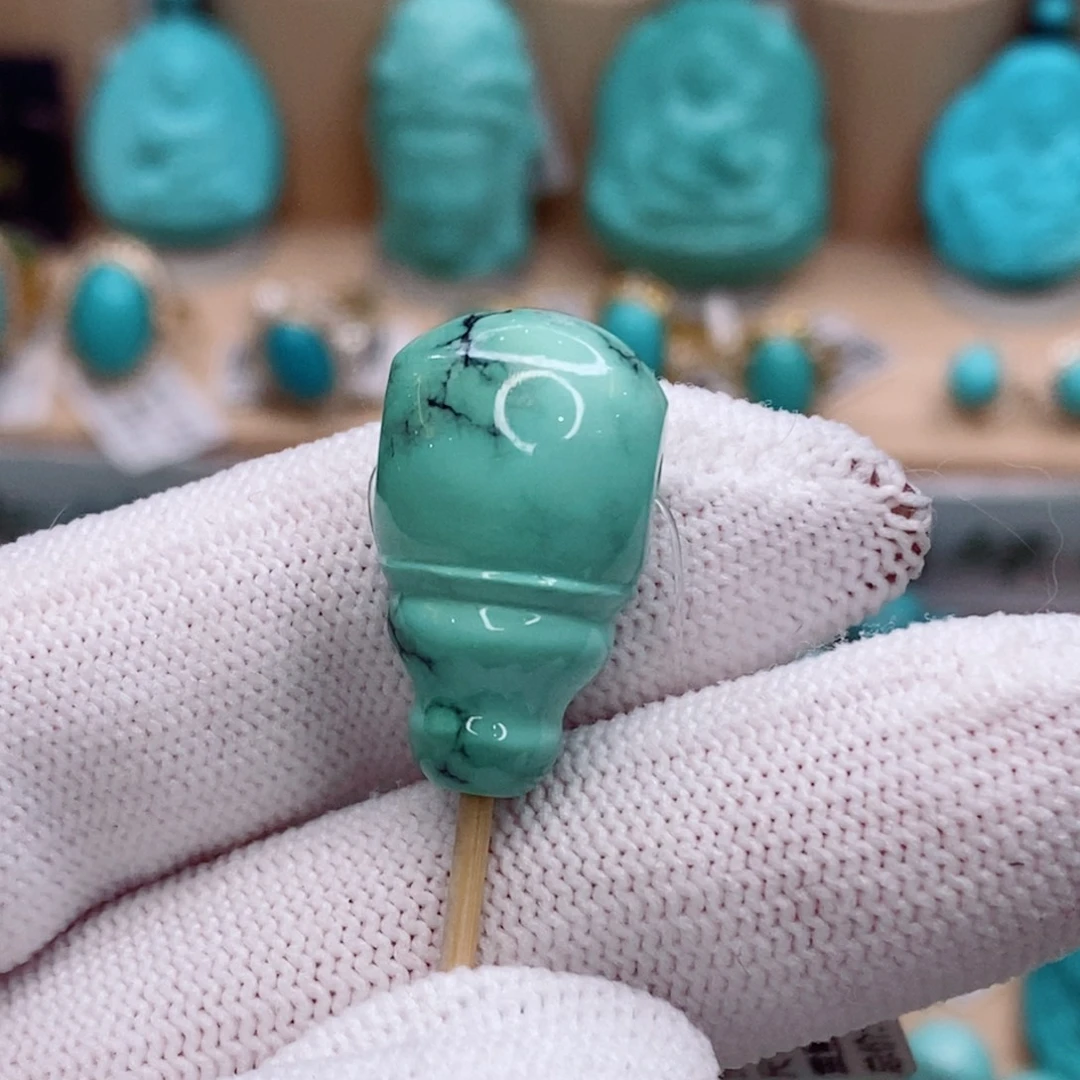 绿松石未镶嵌珠宝奇石13mm