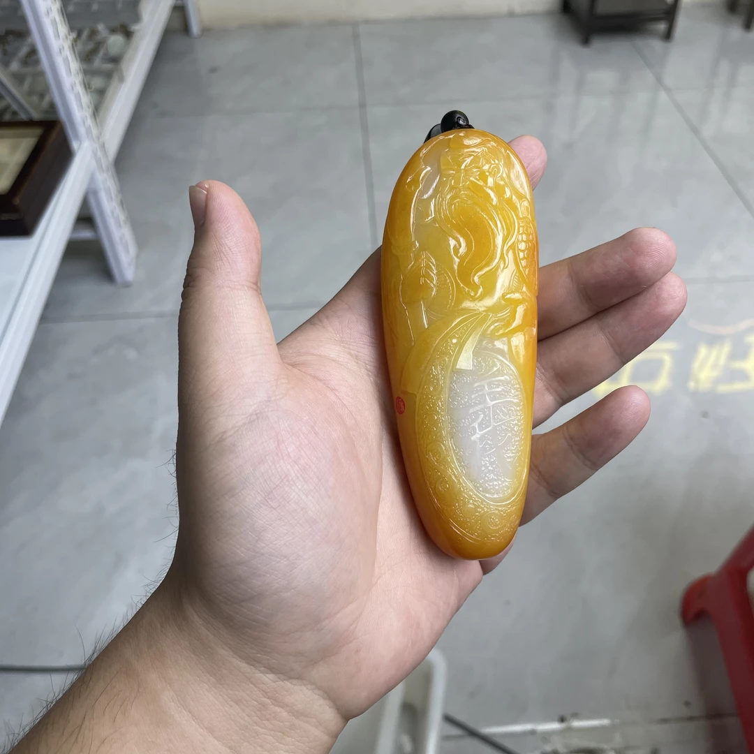 关公手把和田玉首饰珠宝
