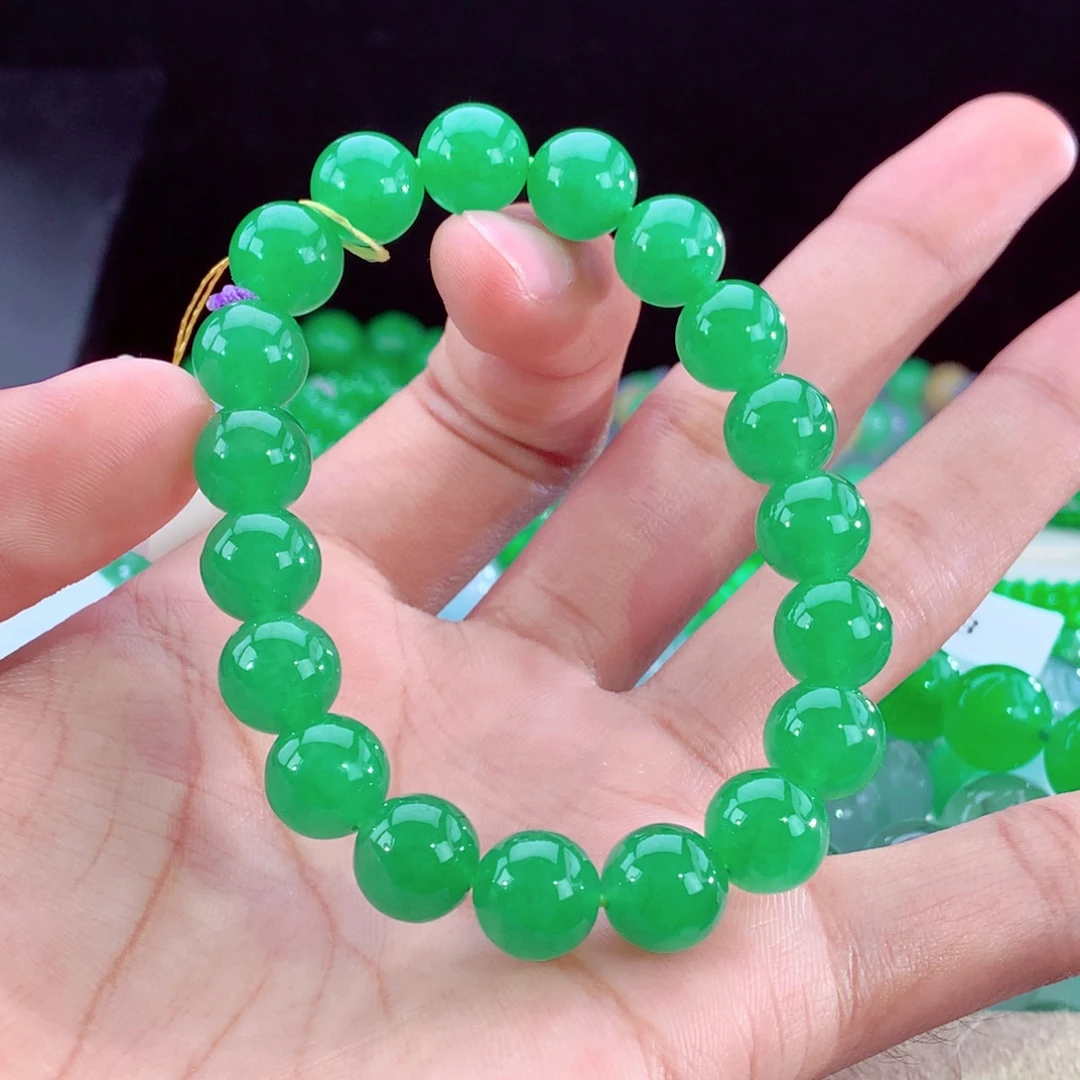 翡翠未镶嵌手链天然缅甸