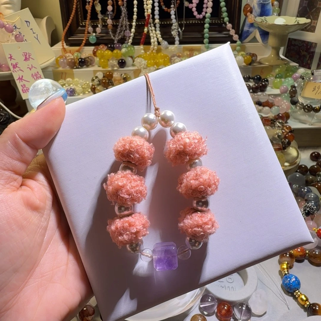 手串水晶未镶嵌紫水晶挂链