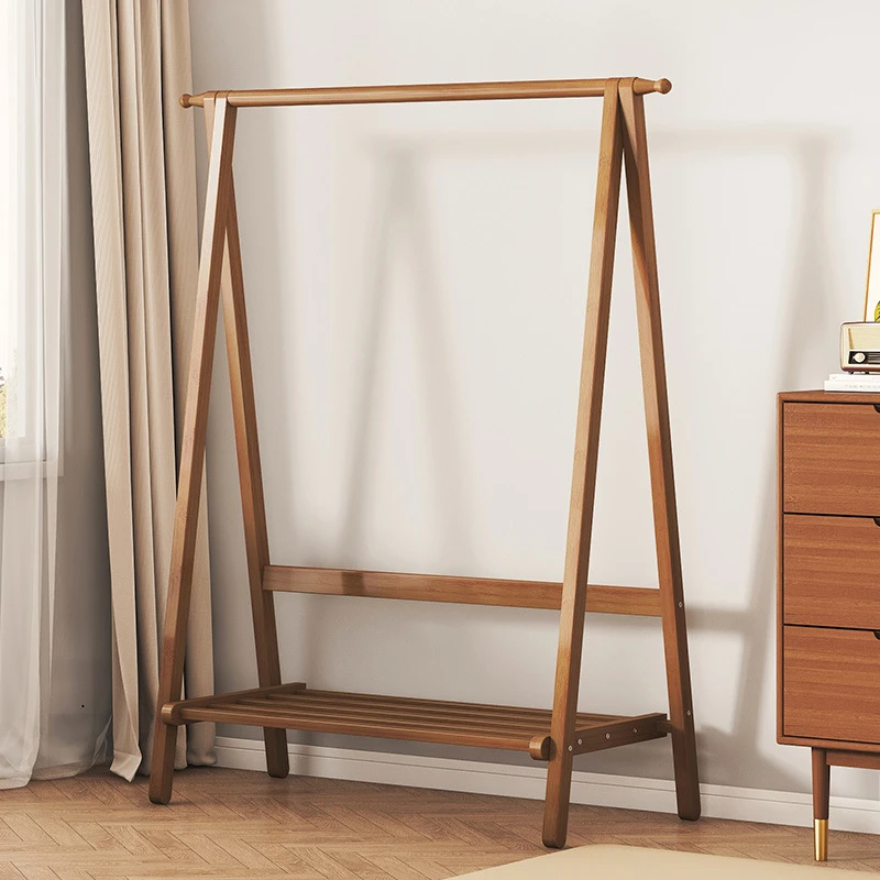 晾衣架落地家用简易室内挂衣架宿舍晒凉收纳收纳简易置物架省空间