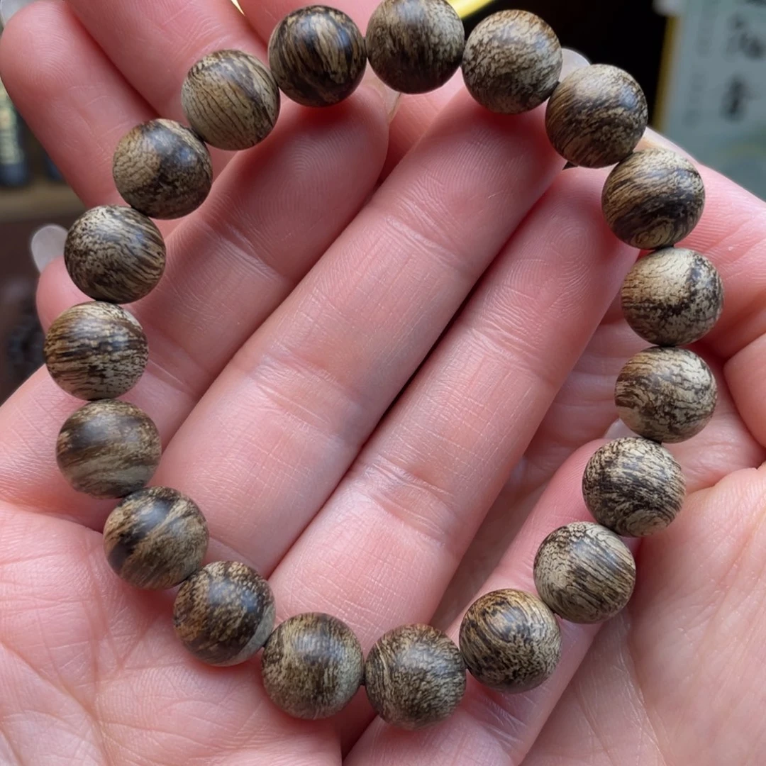 手串沉香天然野达拉干沉香1.0单圈