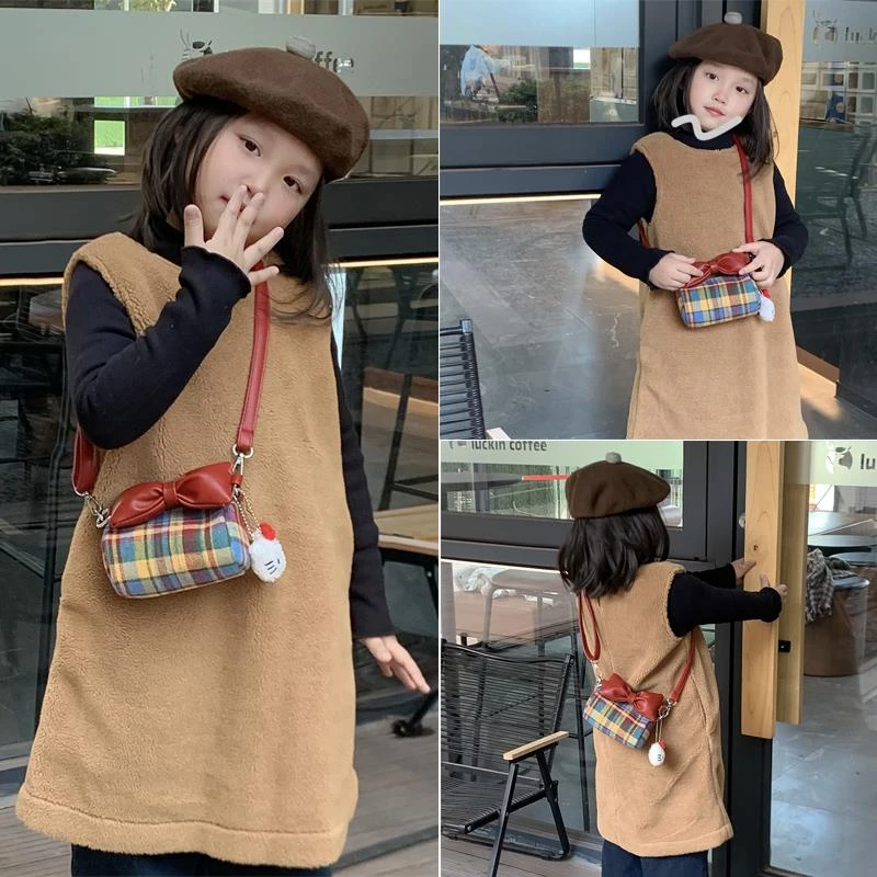 可爱儿童包包2025新款洋气女童包包手提枕头包女孩零钱单肩斜挎包