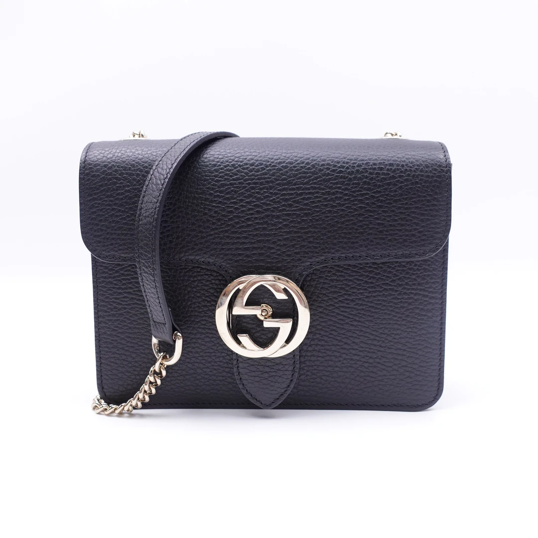 95新 GUCCI/古驰 Interlocking单肩包风琴包T10422546