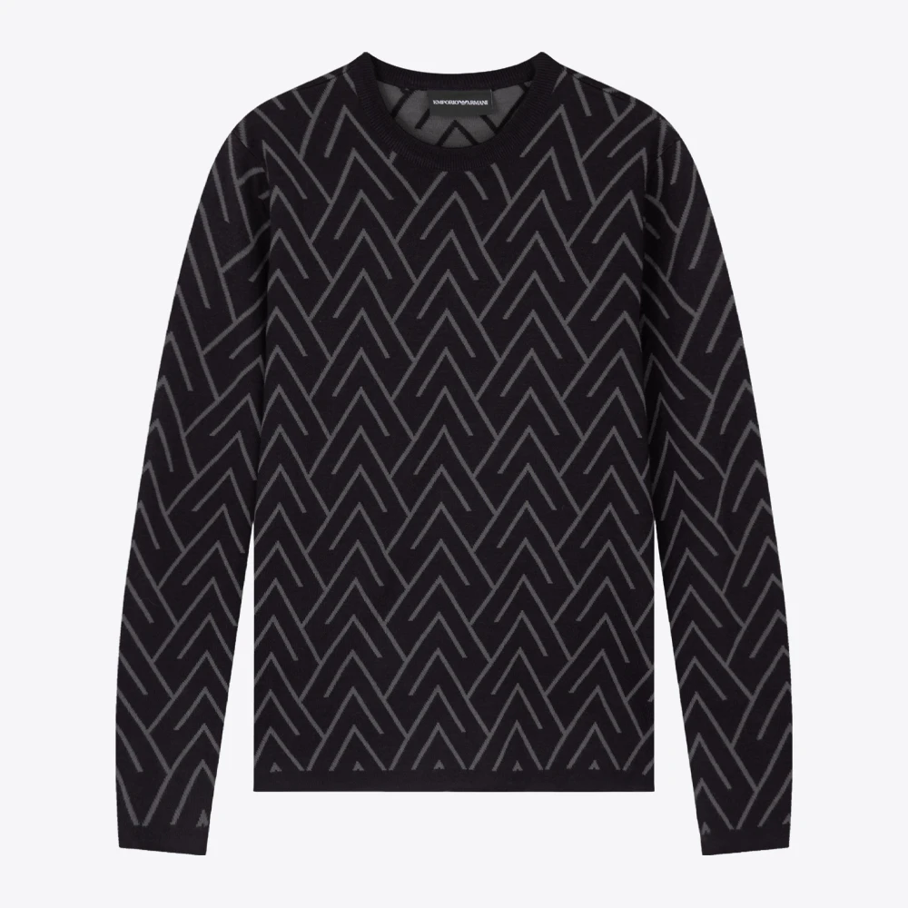 EMPORIO ARMANI EA阿玛尼绵羊毛男休闲毛衫针织衫6G1MT11MTXZF925