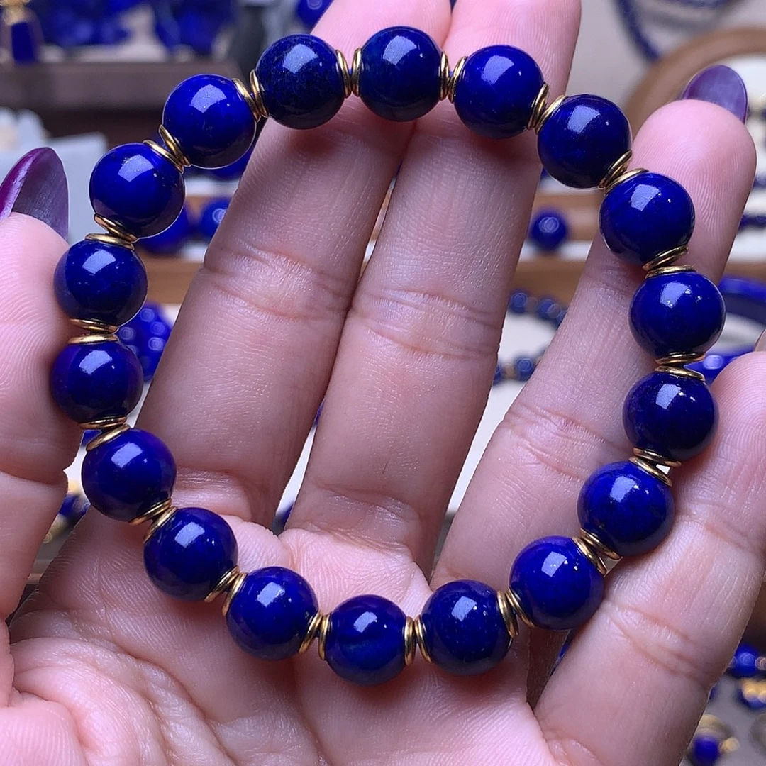 青金石银S925镶嵌10.1m