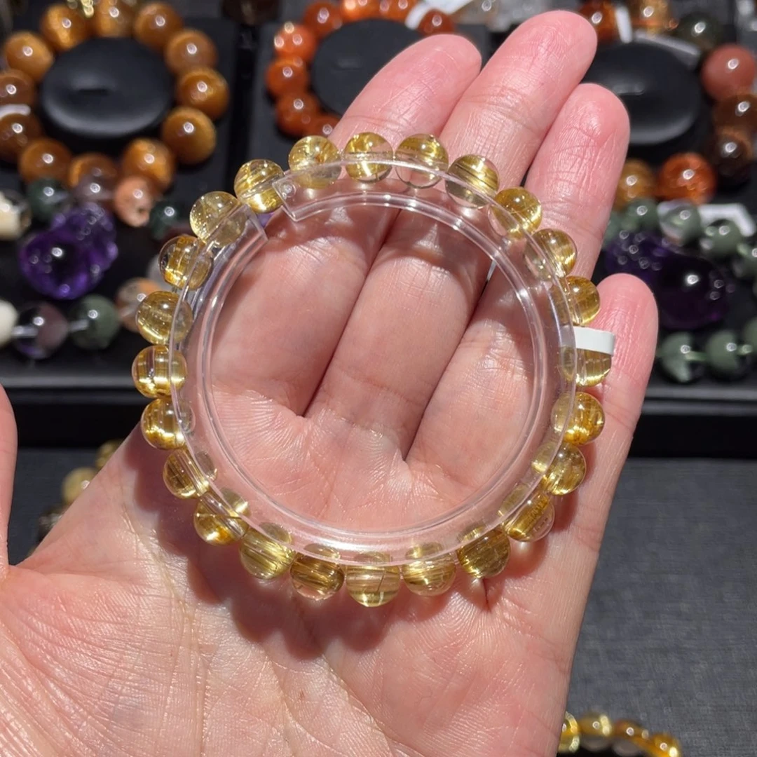 水晶手链未镶嵌?**?钛晶7.5mm