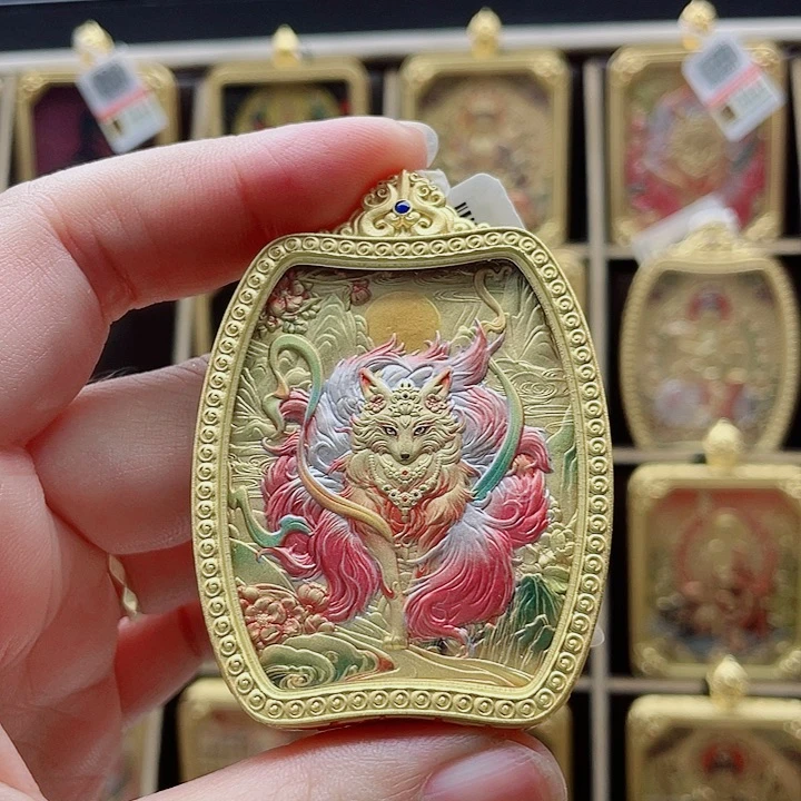 小***晴吊坠唐卡绘画作品欣赏