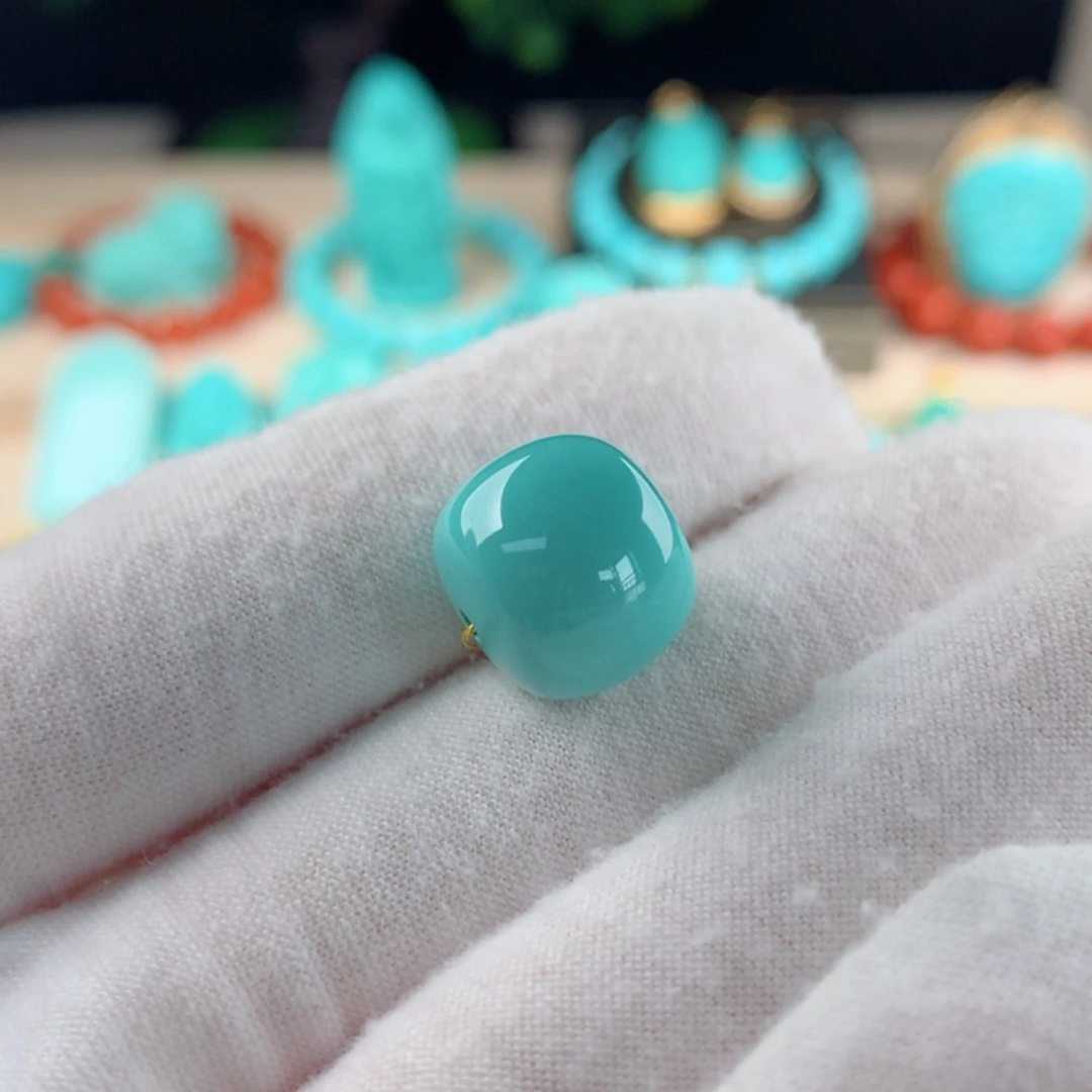 绿松石配珠卡13.8未镶嵌