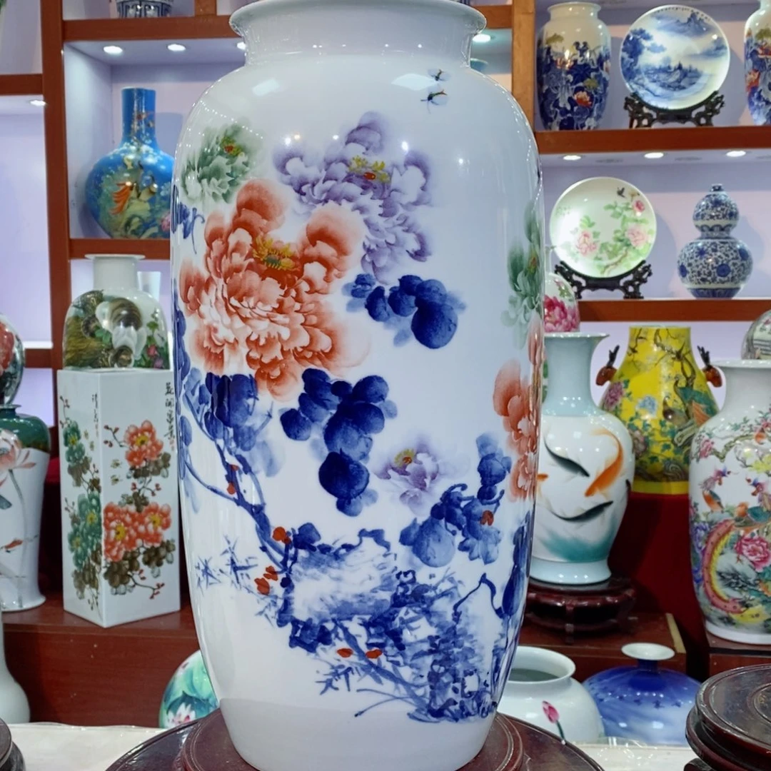 瓶景德镇陶瓷手绘