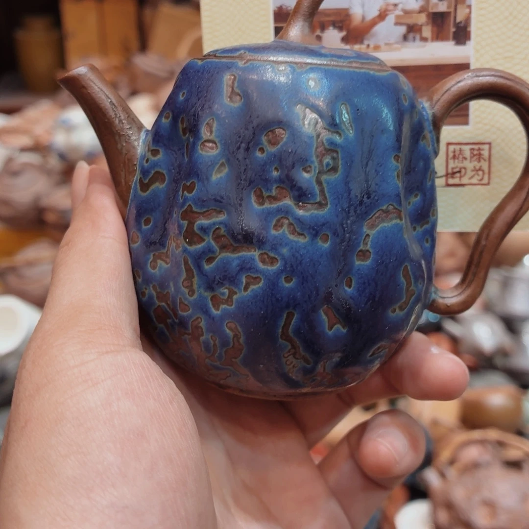 柴烧老岩泥高温茶器皿