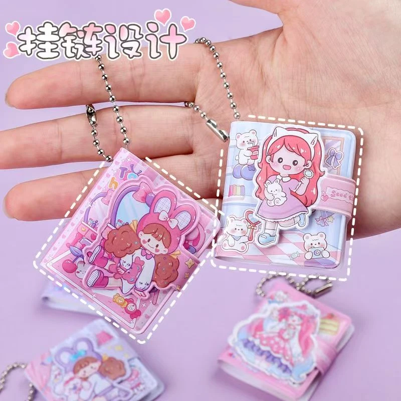 【1卡】可爱迷你豆豆本卡通少女小本子口袋笔记本随身携带