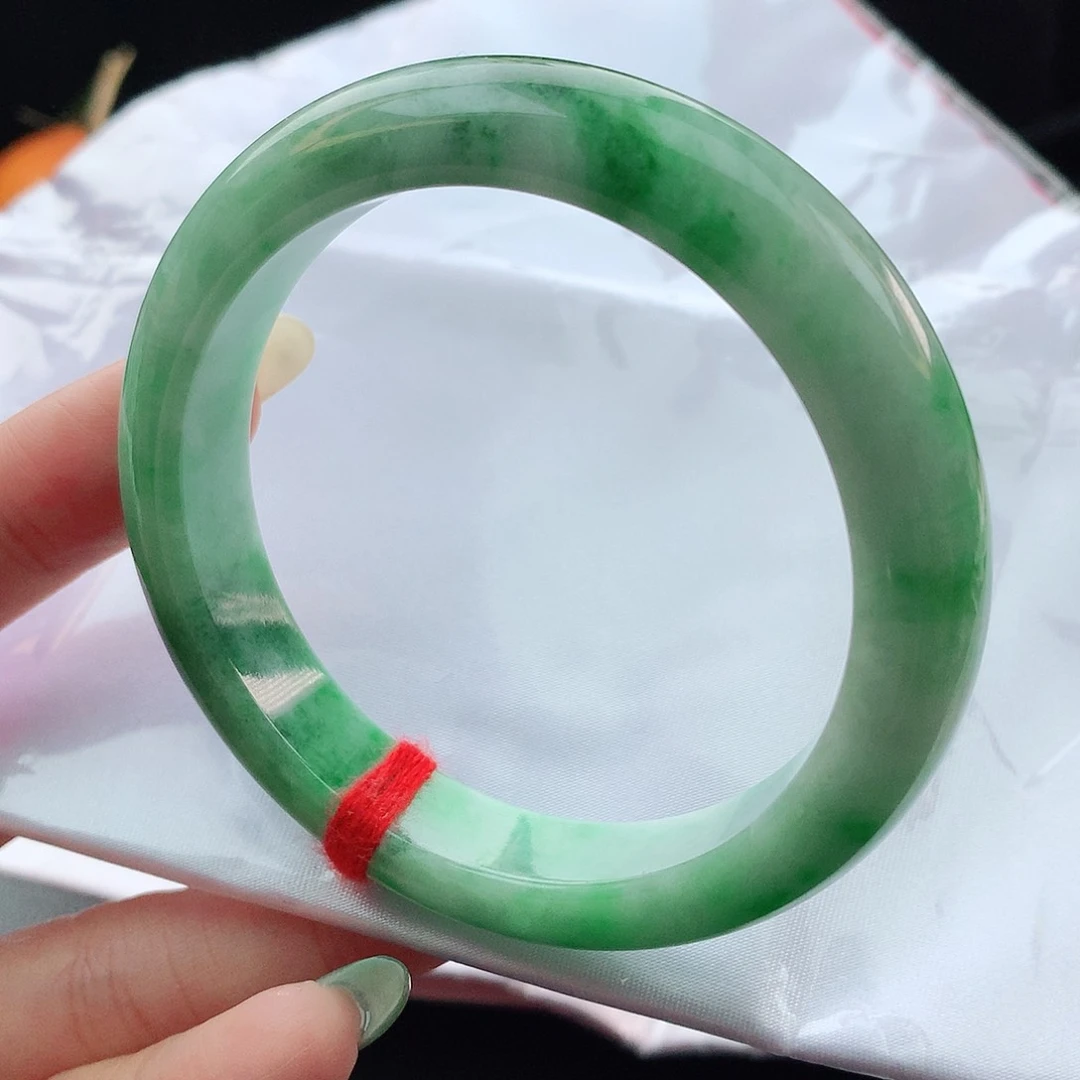 翡翠手镯未镶嵌57圈口882348
