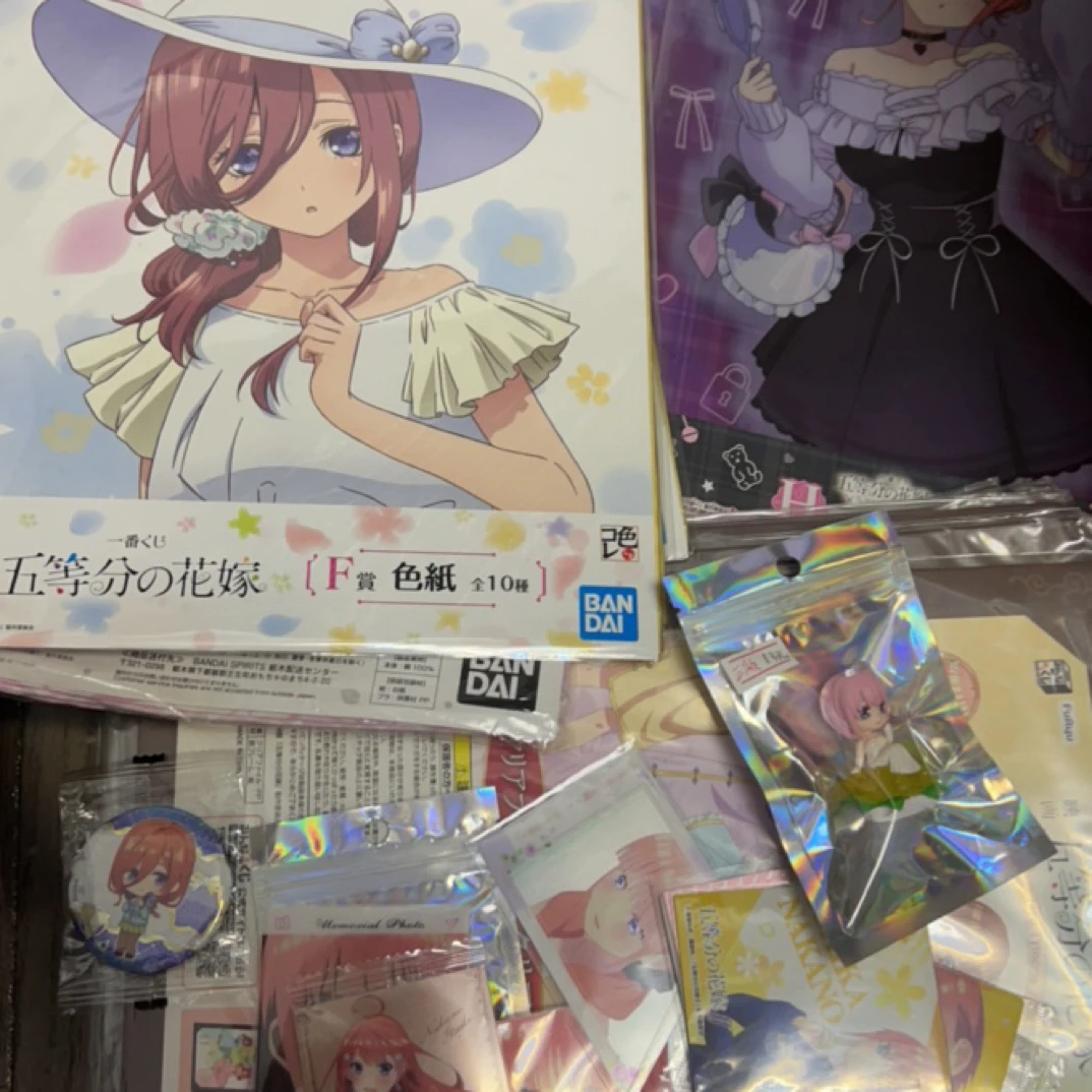 五等份花嫁 三玖二乃一花四月 日版 官谷 日谷 谷子周边福袋超值！