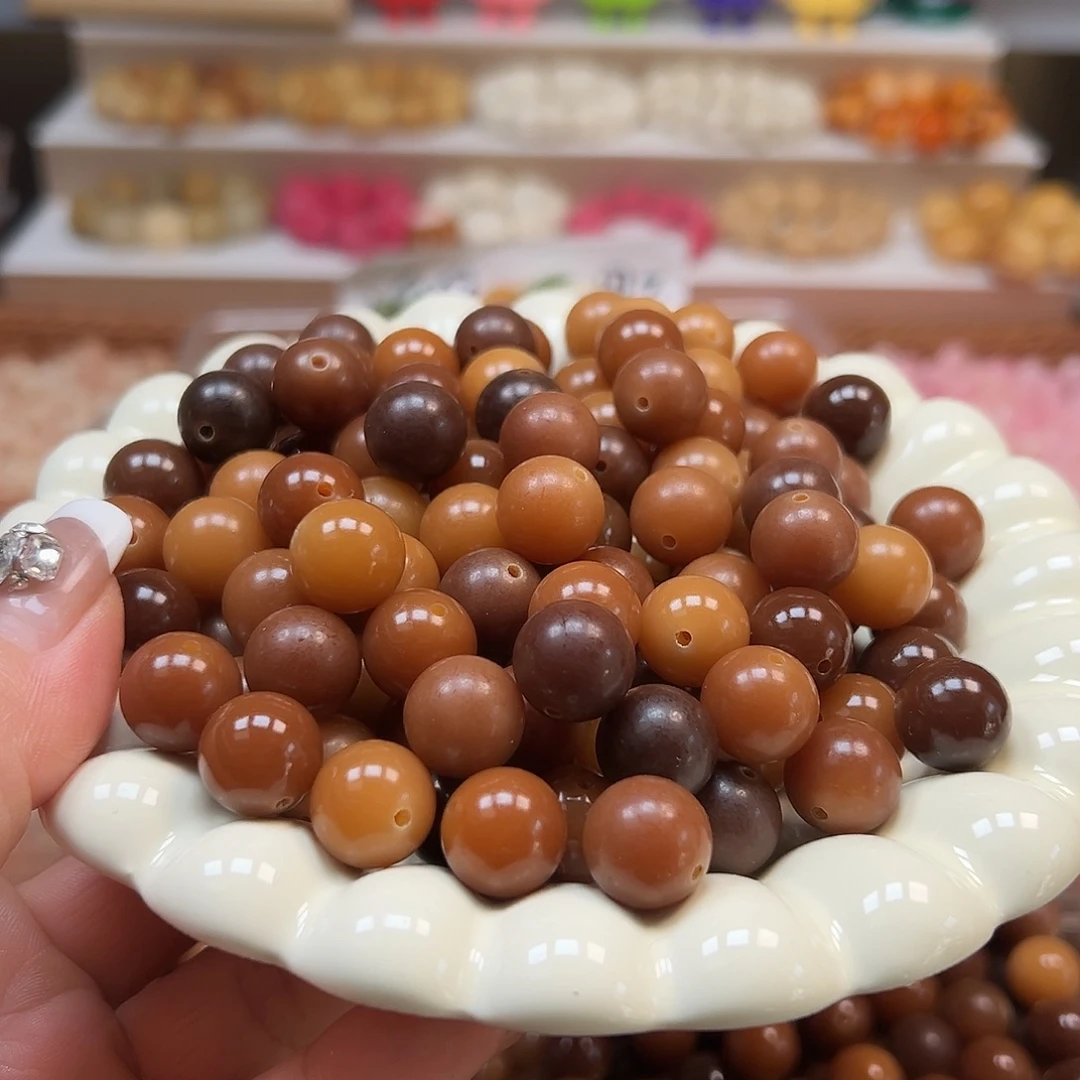 手串菩提根/象牙果卡14非料咖圆1000颗