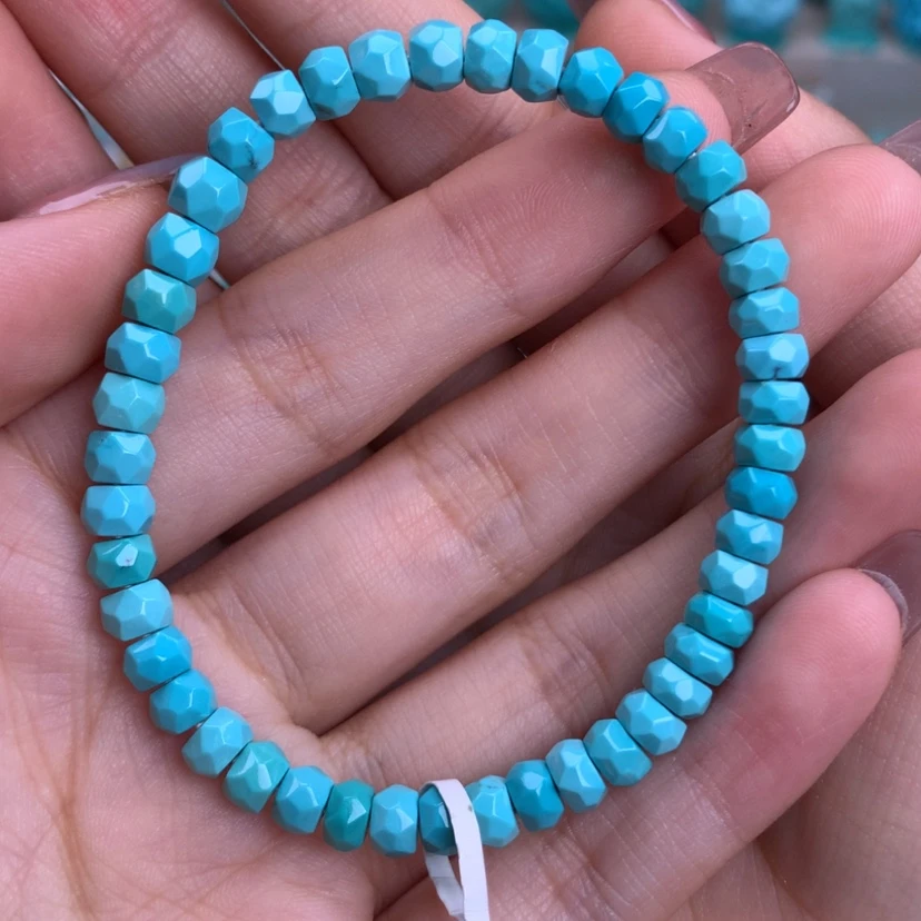 【闪购商品】绿松石未镶嵌钻切手串5.5