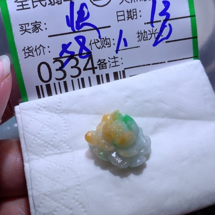 翡翠颈饰未镶嵌快*风
