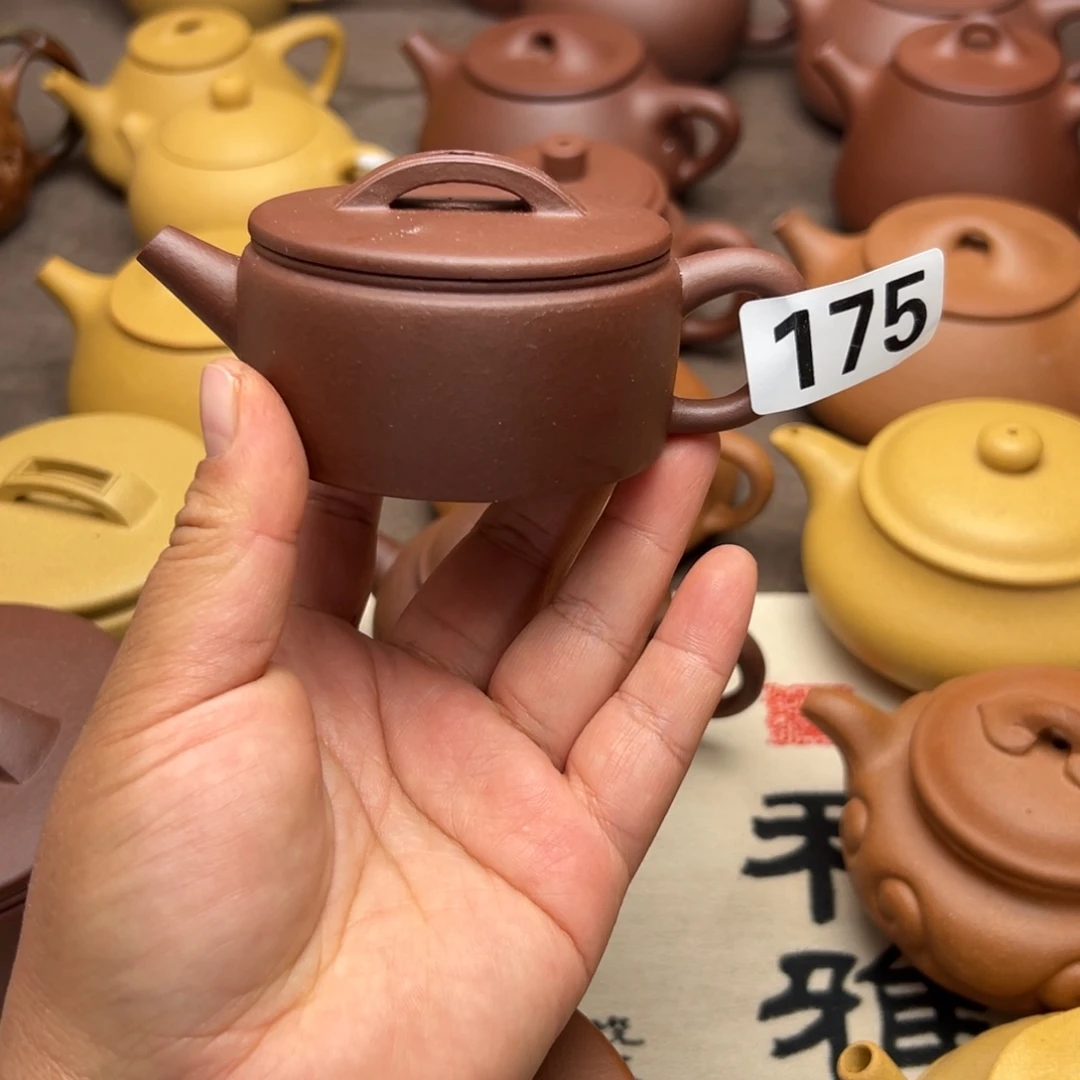 紫砂茶壶底槽清半手工80cc左右瑕疵
