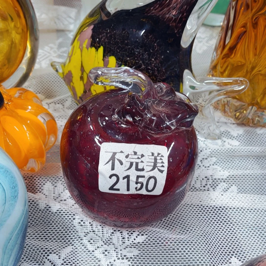 苹果2150 家悦美居琉璃摆件不完美