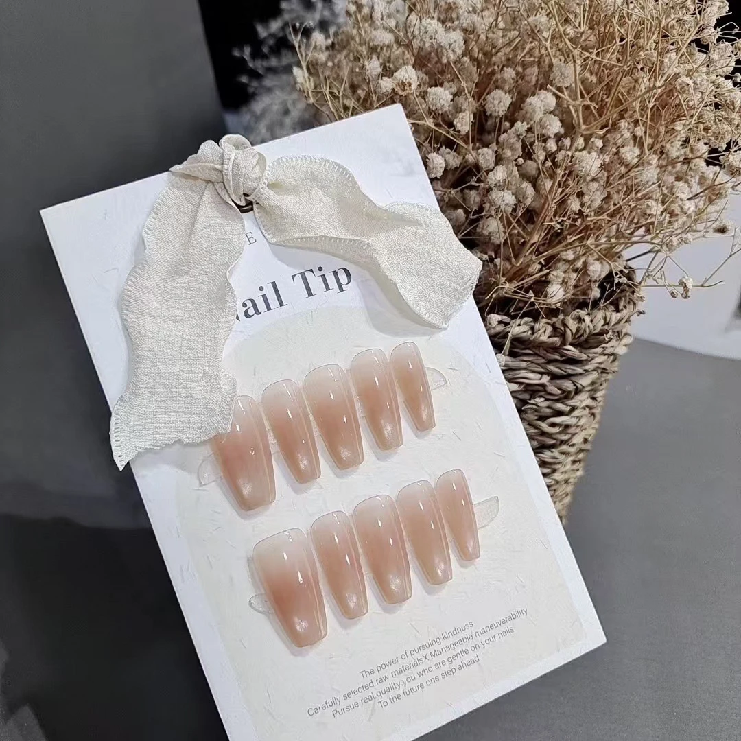 【小灯泡】Qixi高奢设计纯手工穿戴甲 可拆卸 10片装